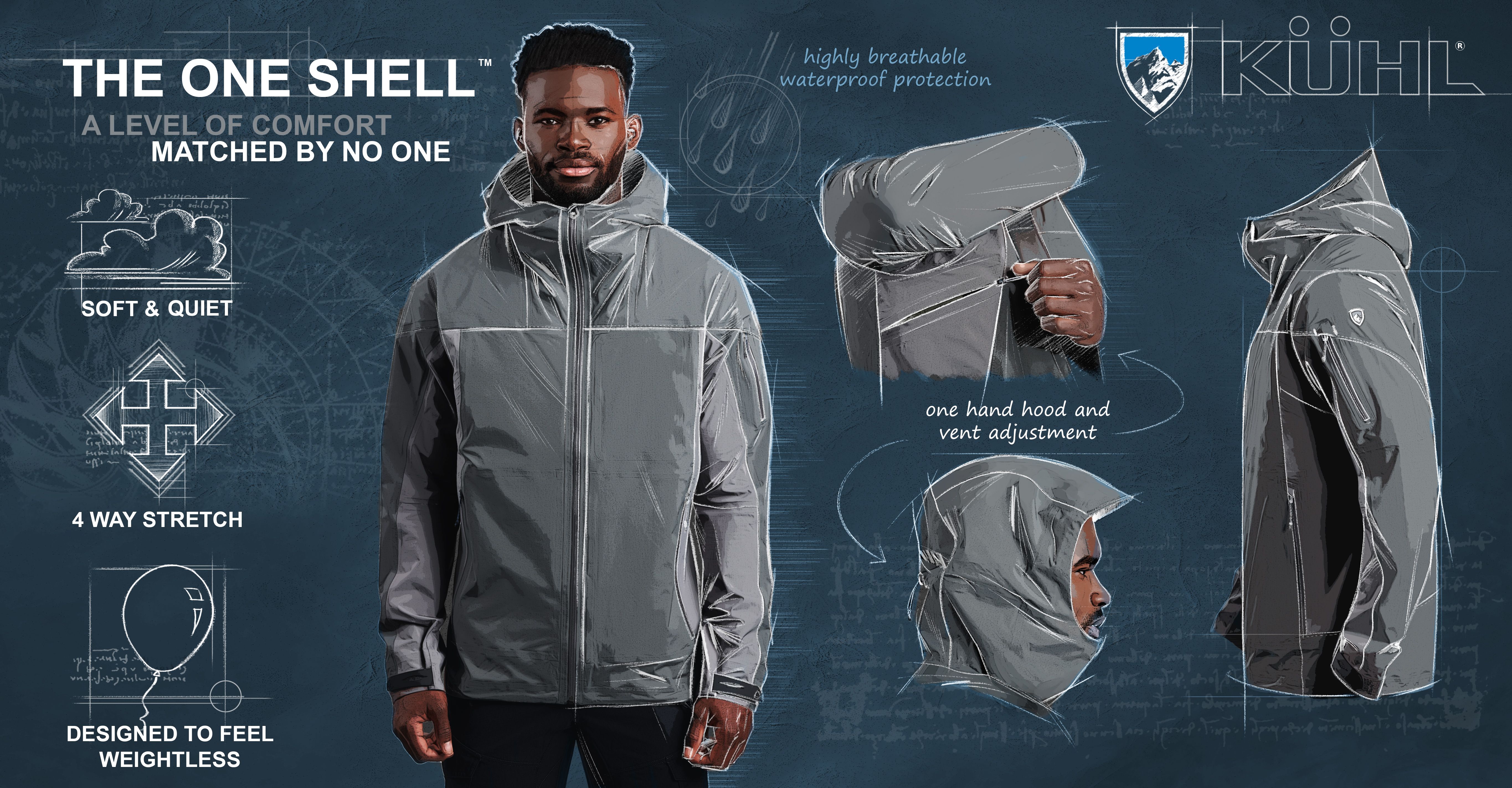 The One™ Shell in Men's Outerwear | KÜHL Clothing